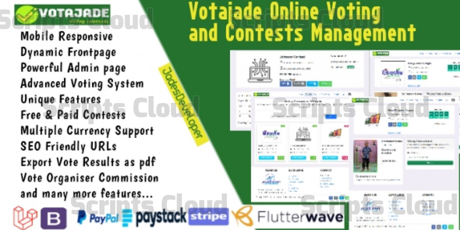 Votajade Voting Contest Management